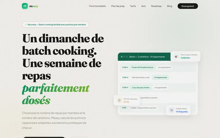 Accueil du site Measy